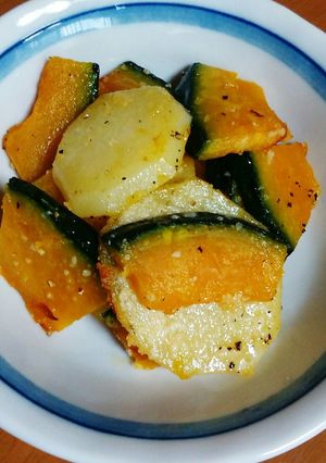 新じゃがとかぼちゃのチーズ焼き-レシピのメイン写真