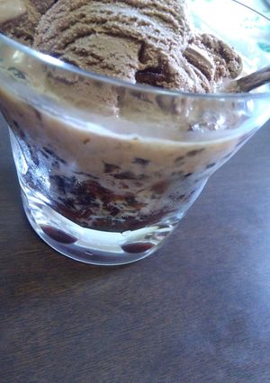 プルとろ　コーヒーゼリー　アイスのせ-レシピのメイン写真