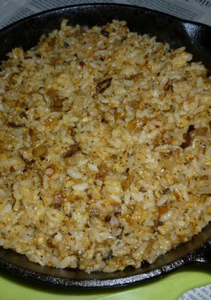 釜揚げシラスとアミエビのパラパラ炒飯-レシピのメイン写真