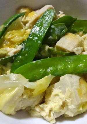 ラカントSで高野豆腐の卵とじ-レシピのメイン写真