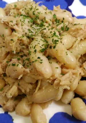 白いんげん豆とツナのソテー-レシピのメイン写真