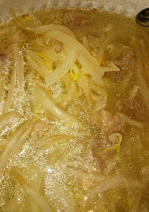 簡単！牛すじ肉の中華風スープ-レシピのメイン写真