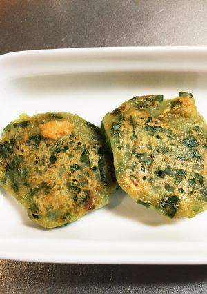 離乳食完了期❀✿じゃがニラお焼き-レシピのメイン写真