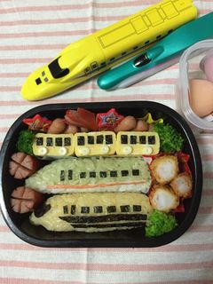 新幹線キャラ弁♡遠足や運動会にも♪♪-レシピのメイン写真