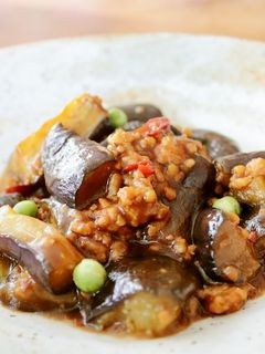 油不要!なすと鶏ひき肉のあっさり味噌炒め-レシピのメイン写真