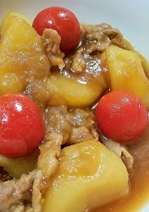 肉じゃがアレンジ！トマト肉じゃが♡-レシピのメイン写真