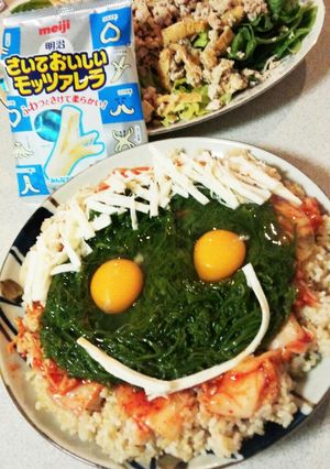 めかぶとキムチのにこにこ丼-レシピのメイン写真