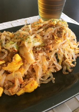 【ZENパスタ】卵入りキムチ焼きそば-レシピのメイン写真
