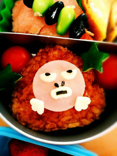 ウルトラマン怪獣!焼おにぎりピグモン弁当-レシピのメイン写真