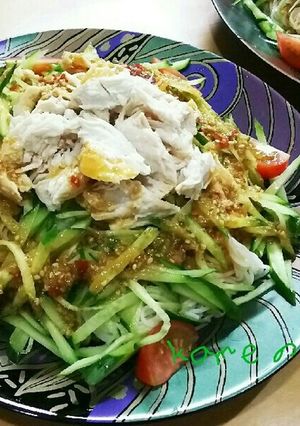 棒々鶏風めん-レシピのメイン写真