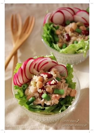 お豆とキヌアの塩レモンサラダ-レシピのメイン写真