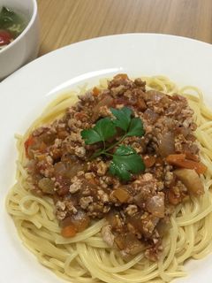 大豆ミートの野菜たっぷりミートソース-レシピのメイン写真