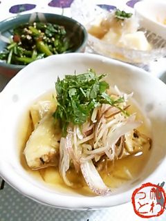 焼き茄子のつゆだくおひたし-レシピのメイン写真