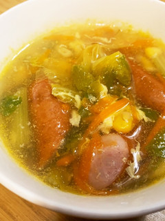 セロリの葉でウエイパー中華スープ-レシピのメイン写真