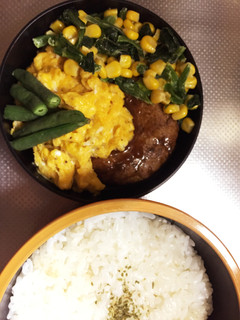 【お弁当】かんたんロコモコ丼-レシピのメイン写真