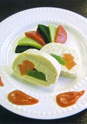 介護食　いんげんと人参のテリーヌ-レシピのメイン写真