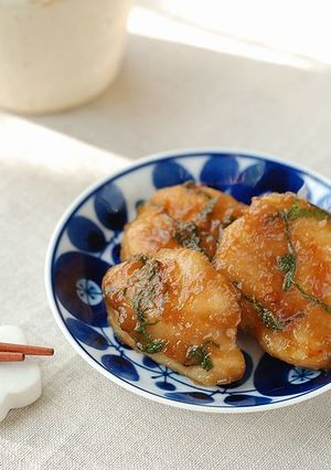 爽やか～青じそと南高梅♡鶏胸の梅照り焼き-レシピのメイン写真