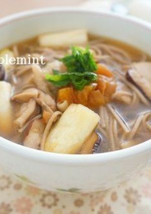 梅香る鶏南蛮そば-レシピのメイン写真