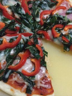 ケールのピザ(市販の生地)-レシピのメイン写真