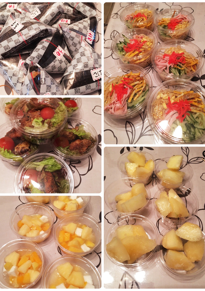 2016 中学校運動会 冷やし中華弁当-レシピのメイン写真