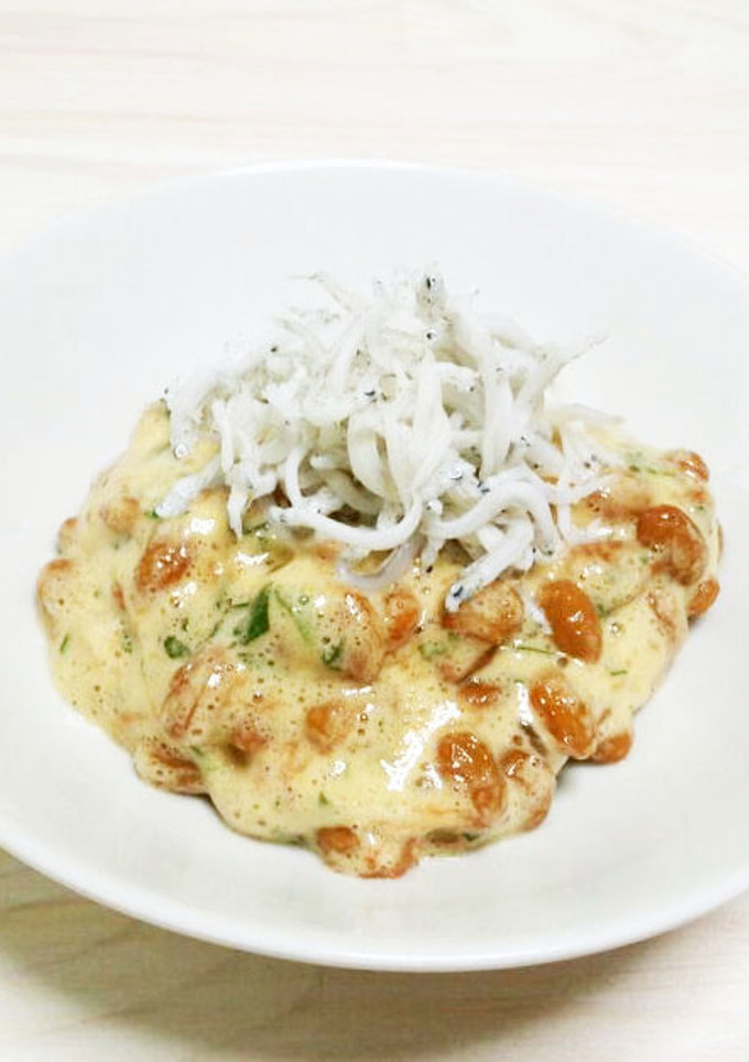 はちみつ南高梅と青じそ納豆のしらすのせ-レシピのメイン写真