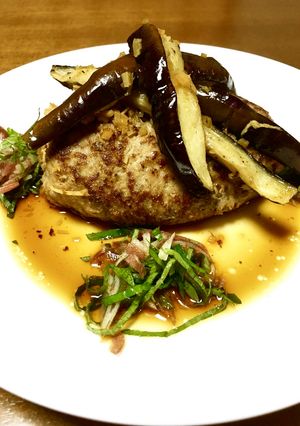 生姜醤油ソースで♪ハンバーグ-レシピのメイン写真
