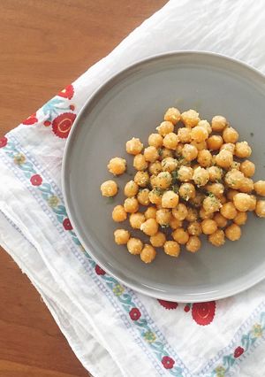 揚げ焼きで！ひよこ豆のスパイスおつまみ-レシピのメイン写真