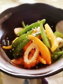竹輪とピーマンのマヨ炒め-レシピのメイン写真