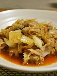 豚肉と白菜のピリ辛炒め-レシピのメイン写真