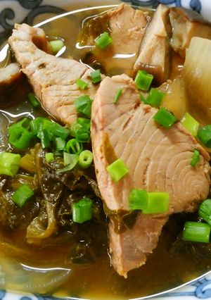 簡単♪かつおとほうれん草と新玉ねぎの煮物-レシピのメイン写真