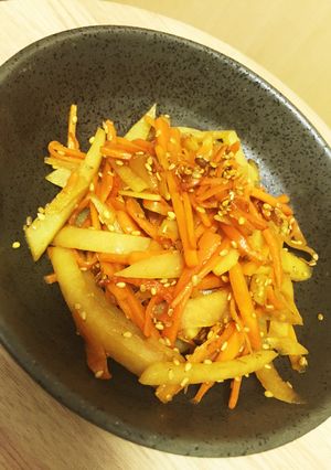 常備菜にも！人参とじゃがいものきんぴら-レシピのメイン写真