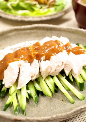 しっとり簡単♪鶏むね肉で塩鷄-レシピのメイン写真