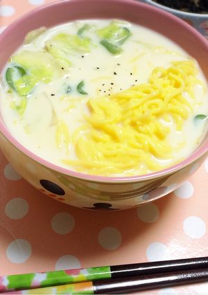簡単ヘルシー！満足こんにゃくラーメン！-レシピのメイン写真