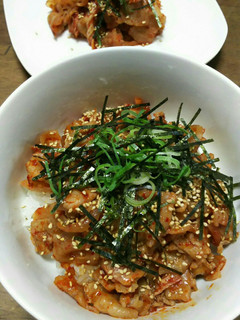 豚キムチ丼~お酒のつまみにも~-レシピのメイン写真