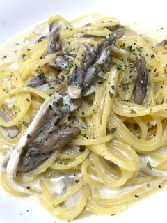 舞茸とチーズのクリームパスタ-レシピのメイン写真