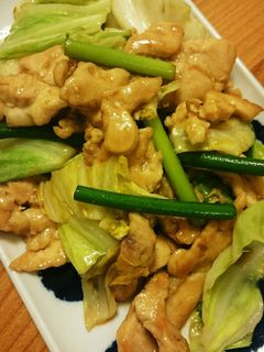 鶏むね肉とキャベツのオイスターソース炒め-レシピのメイン写真