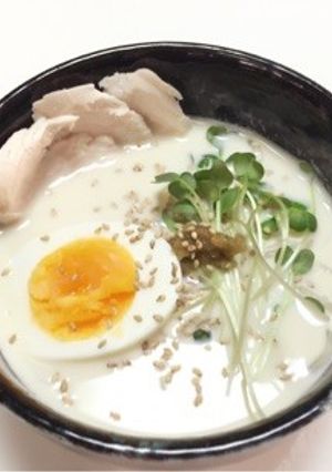 DAPレシピ・鶏がら豆乳ラーメンゆず風味-レシピのメイン写真