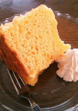 ふわふわシフォンケーキ♪-レシピのメイン写真