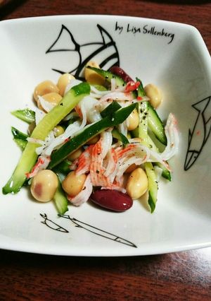 3分で♪ヘルシー大豆サラダ☆-レシピのメイン写真
