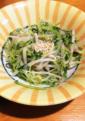 豆苗ともやしのポン酢あえ-レシピのメイン写真