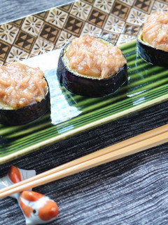 茄子の梅ツナ田楽-レシピのメイン写真
