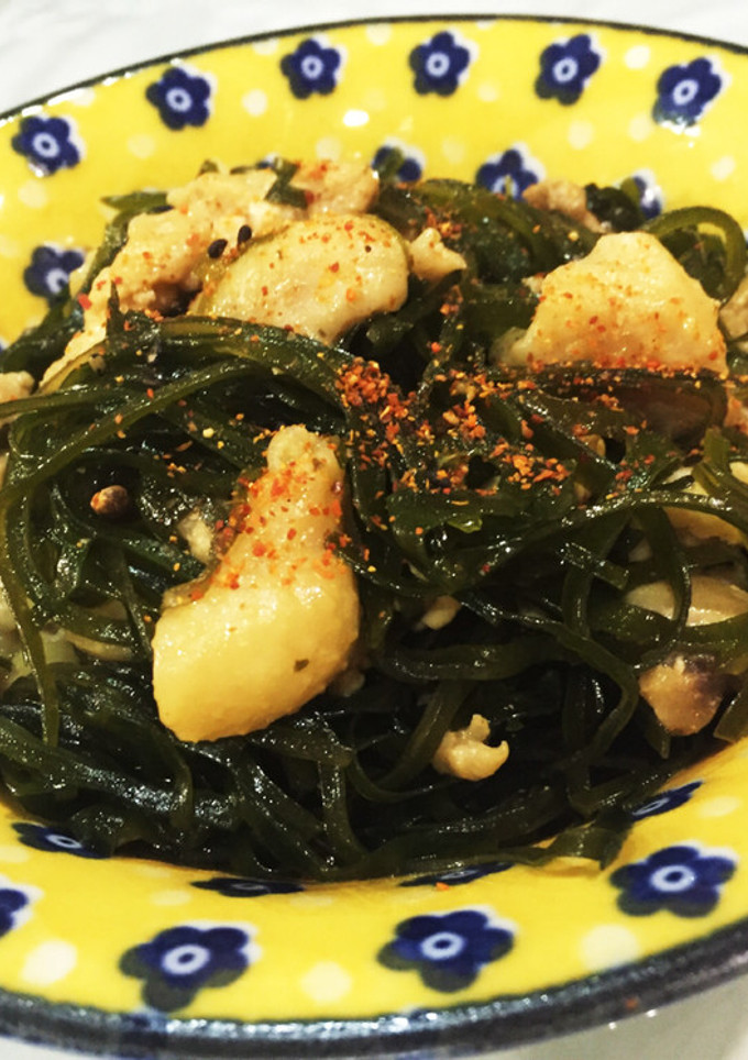 鶏皮でもう一品！ 切こんぶのきんぴら-レシピのメイン写真