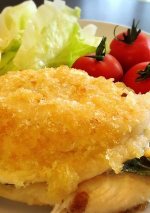 ササミdeとろ〜りチーズチキンカツ-レシピのメイン写真