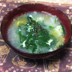 水菜の中華スープ-レシピのメイン写真