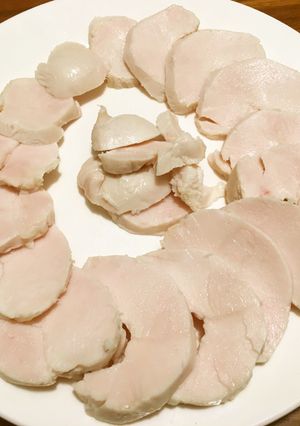 茹で鳥にしない！鳥はむのコツ-レシピのメイン写真