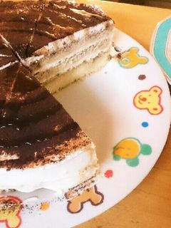 バレンタインに甘さ控えめティラミスケーキ-レシピのメイン写真