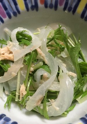 水菜とツナのさっぱりポン酢♪-レシピのメイン写真