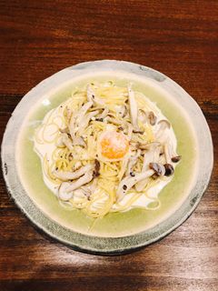 きのこのクリームパスタ-レシピのメイン写真