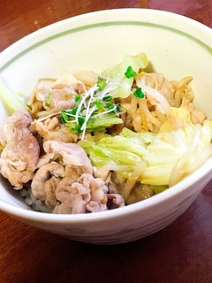 豚キャベ丼-レシピのメイン写真