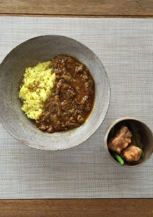 夏のキーマカレー 無印レトルト-レシピのメイン写真